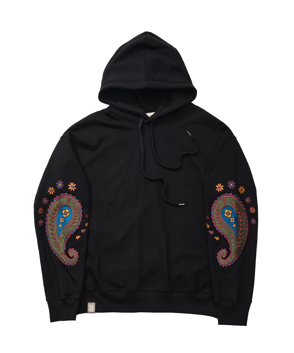 어낫띵(A NOTHING) PAISLEY EMB. H-T HOODY (Black)