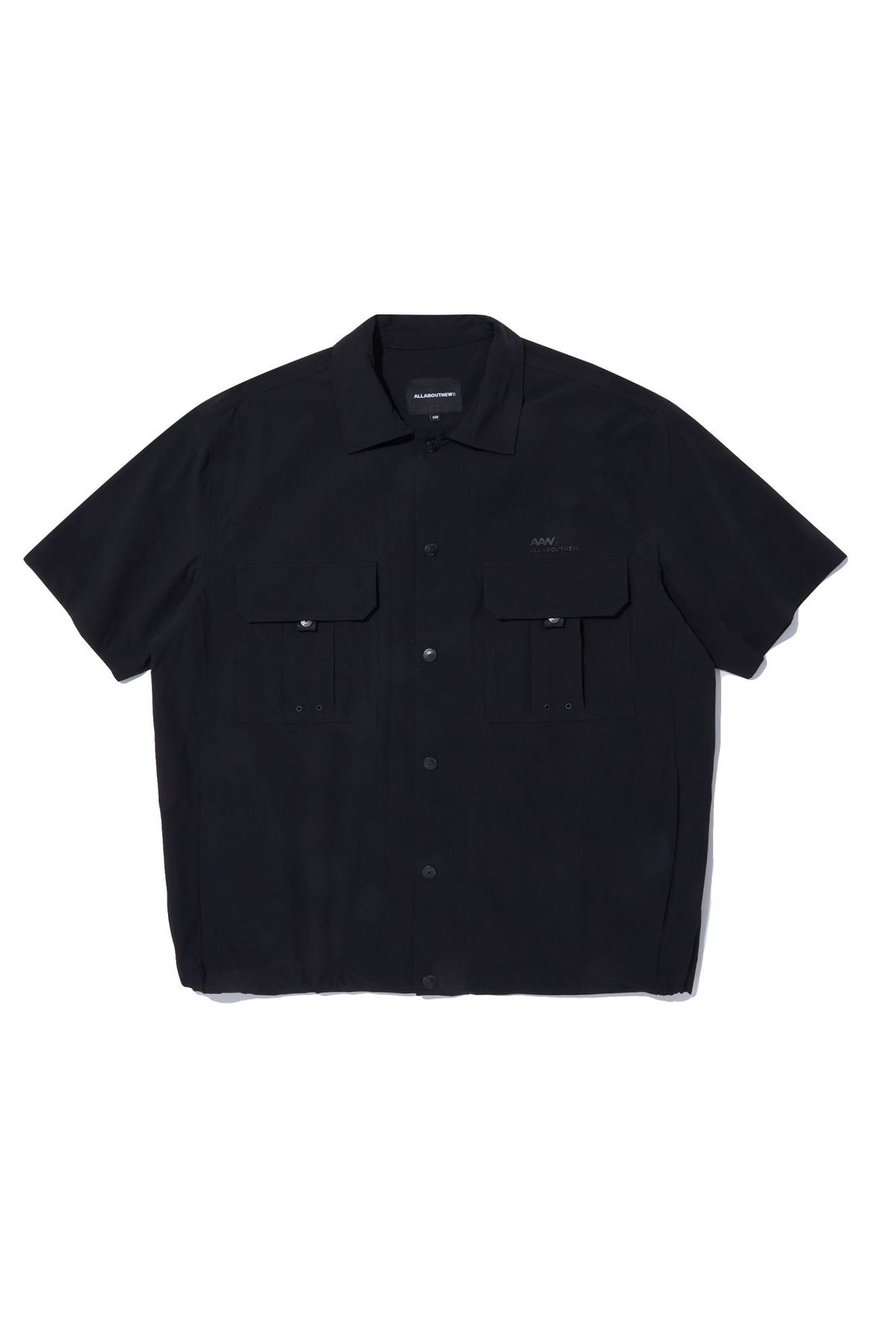 올어바웃뉴(ALL ABOUT NEW) 아우터ST 워크 반팔셔켓 블랙 ANZ2YS03ABK