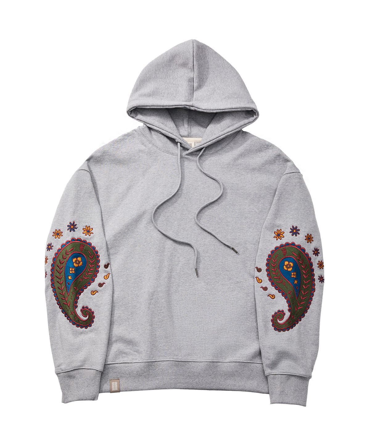 어낫띵(A NOTHING) PAISLEY EMB. H-T HOODY (Gray)