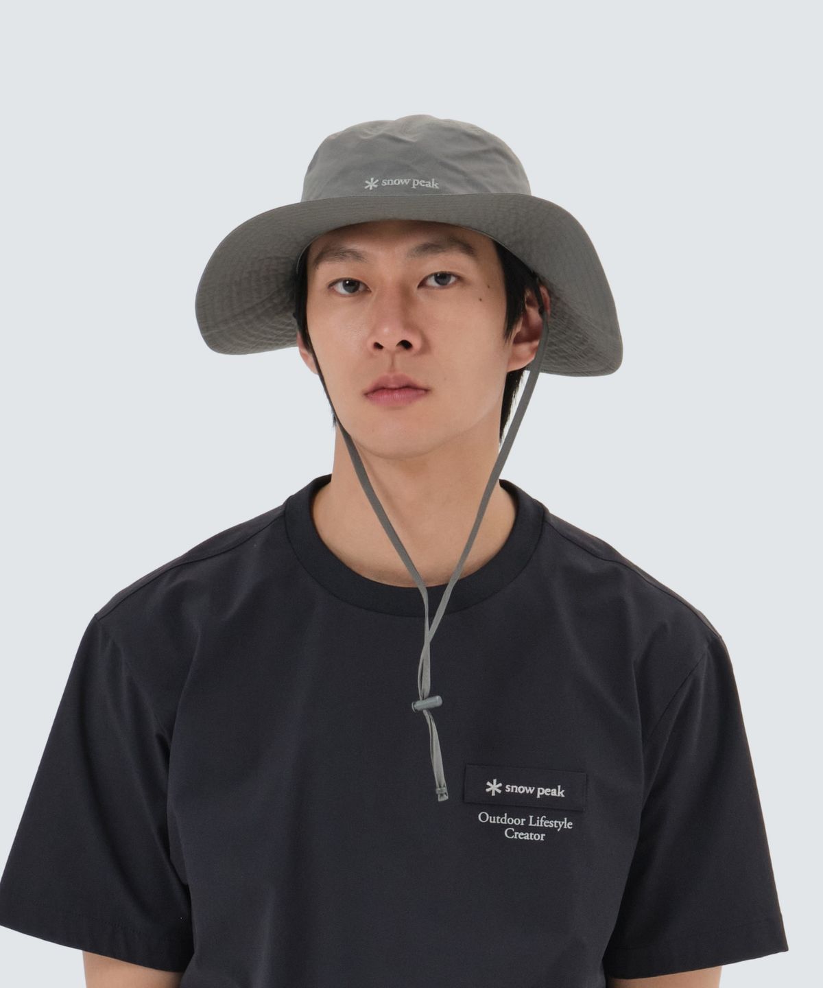 스노우피크 어패럴(SNOWPEAK APPAREL) 캠플 와이드 햇 (S25ZUCHA19) Dark Gray