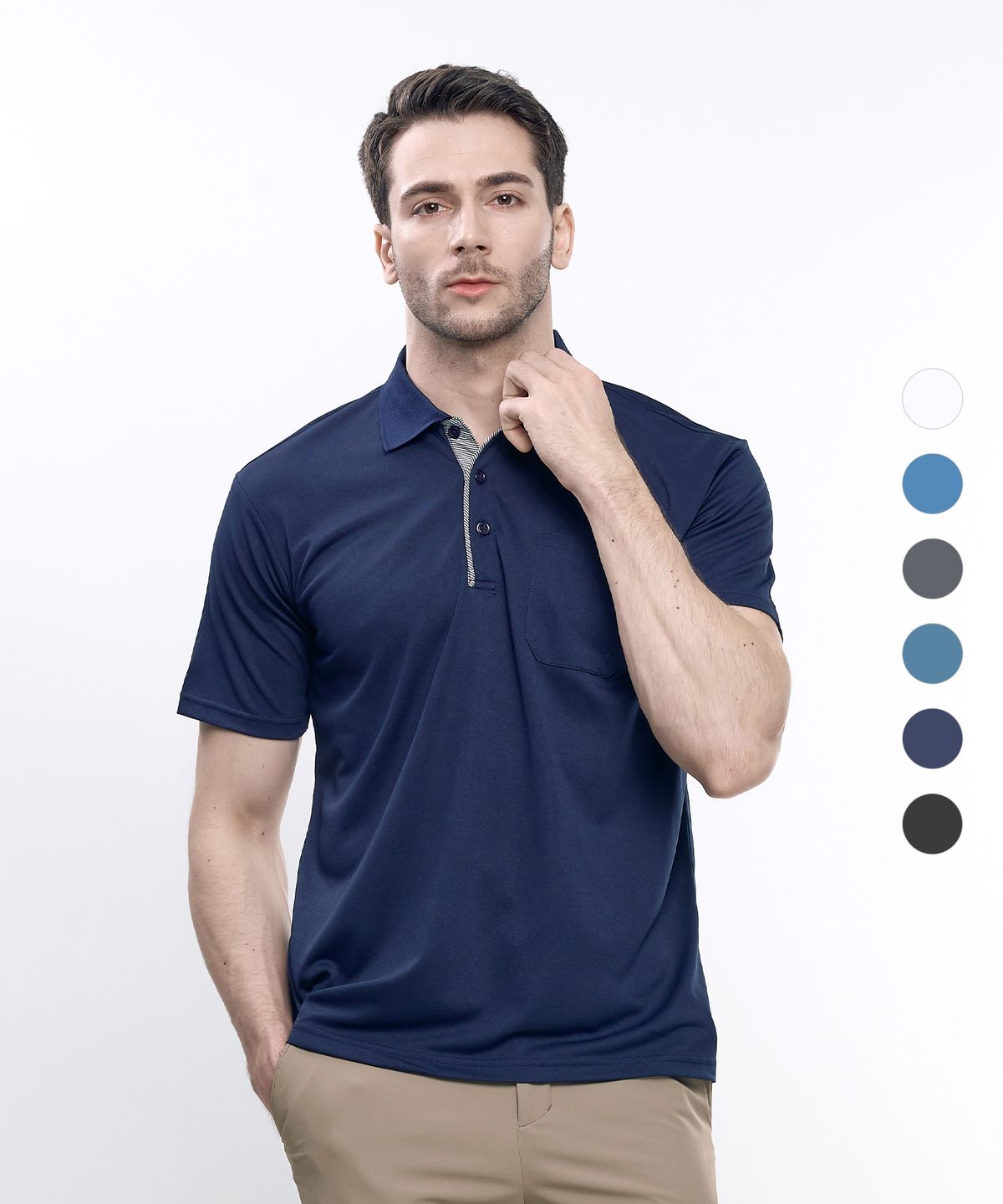 엑스트라스포티(EXTRASPORTY) 경쾌한걸음 남성 PK 반팔 카라 티셔츠 6 Colors