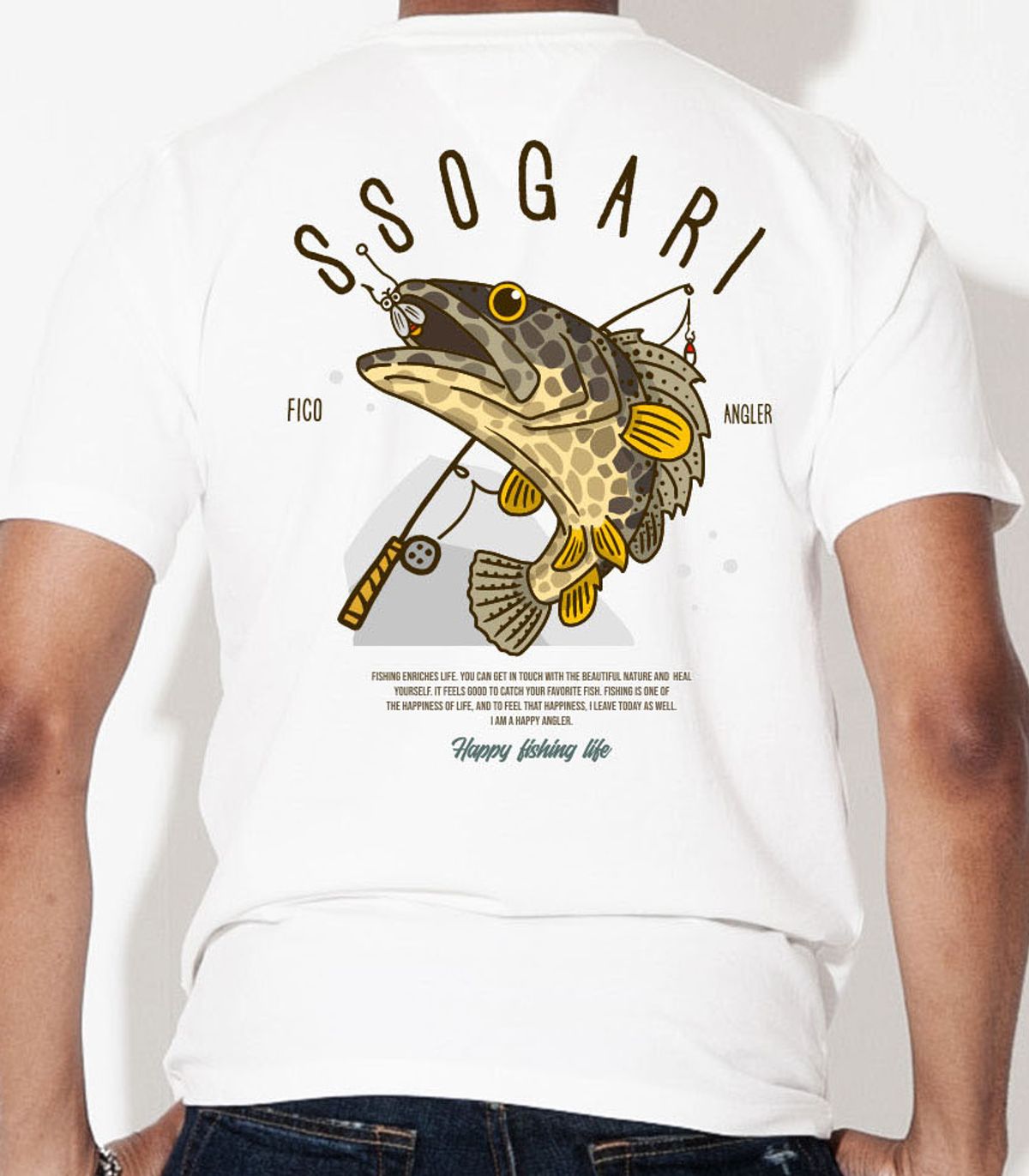 돌돌(DOLDOL) FICO_tshirts-269 피코앵글러 낚시 브랜드 쏘가리 디자인 티셔츠 반팔티