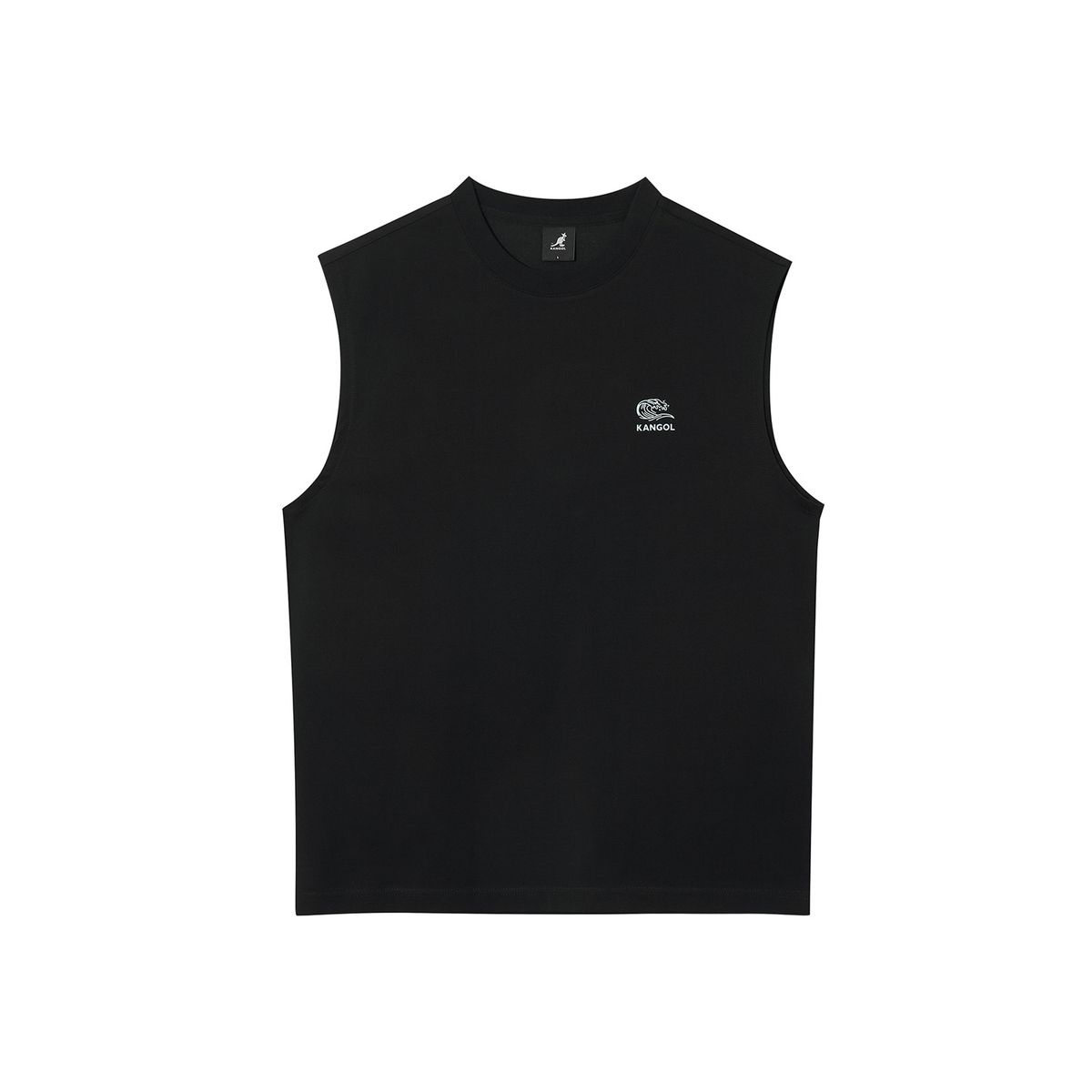 캉골(KANGOL) 웨이브 슬리브리스 2804 블랙