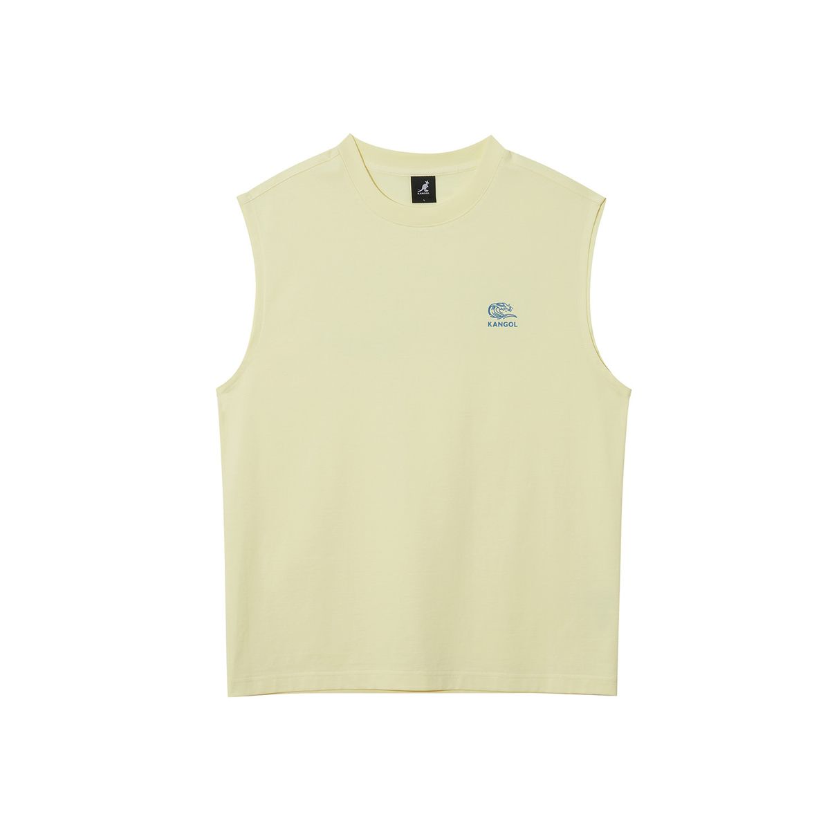 캉골(KANGOL) 웨이브 슬리브리스 2804 레몬