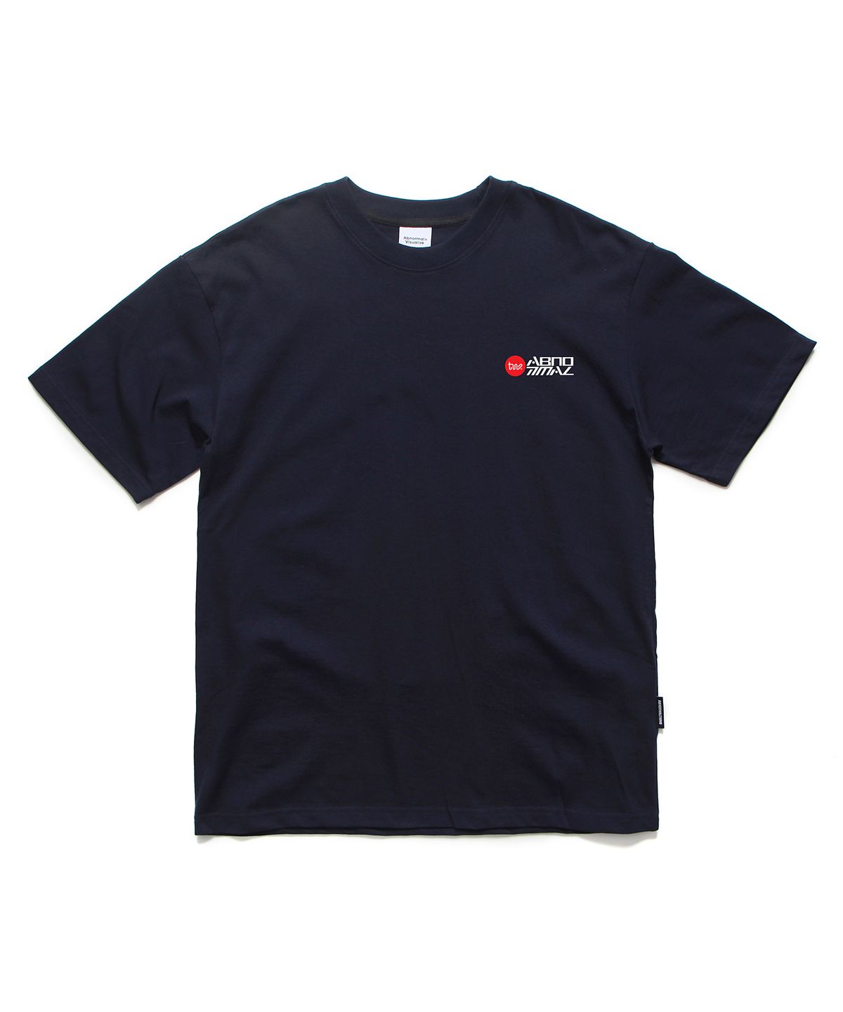앱놀머씽(ABNORMALTHING) RS 베이직 미니 티셔츠 네이비 (RS BASIC MINI T-SHIRT NAVY)