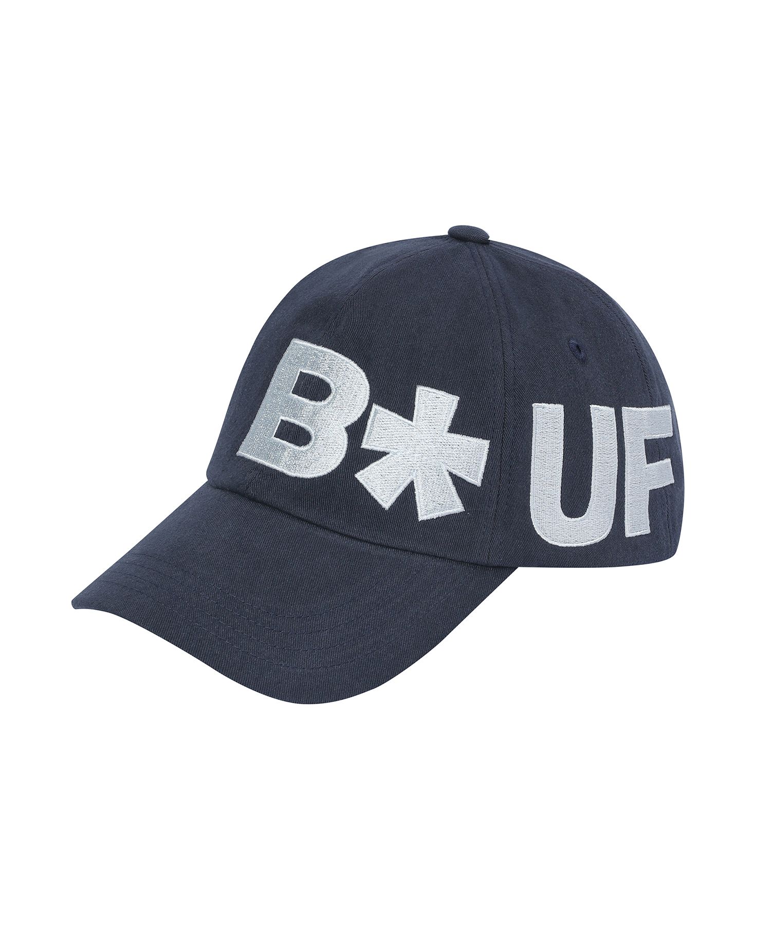 韓国人気 サイドロゴ キャップ[BAUF] B SIDE LOGO BALL CAP MUSINSA公式 | BAUF B-Side Logo Ball Cap [Navy]
