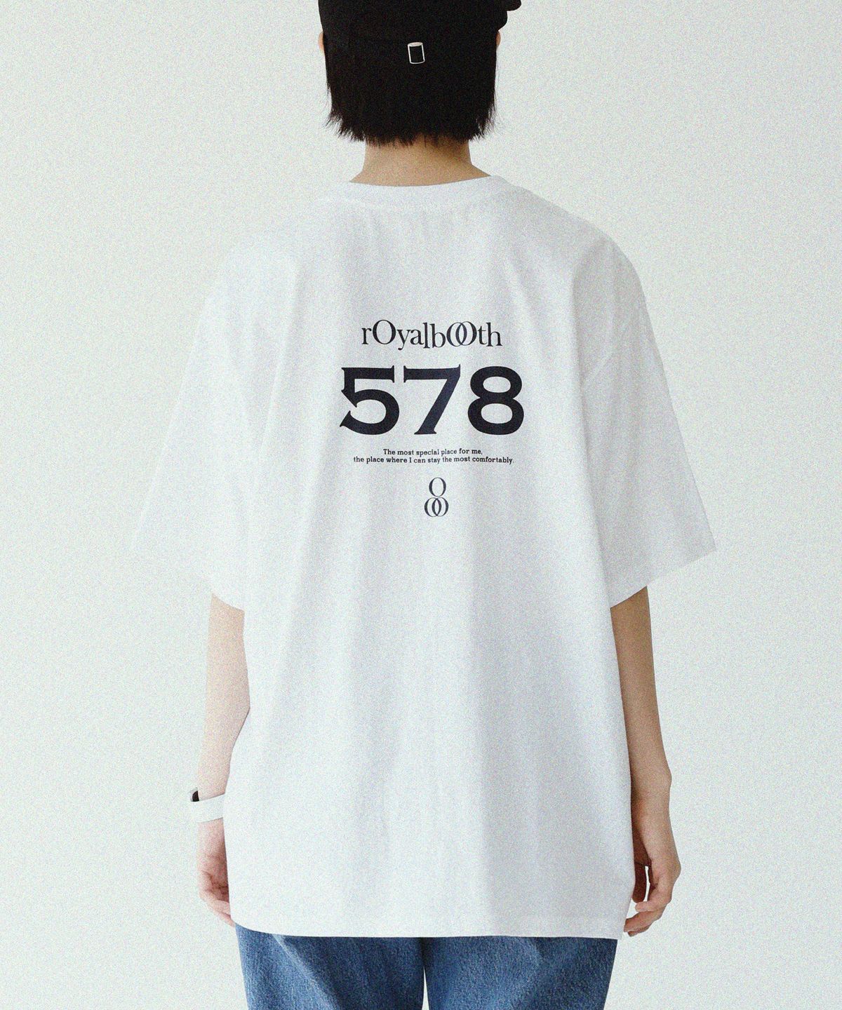 로얄부스(ROYALBOOTH) 로얄 넘버 578 반팔 티셔츠 [화이트]