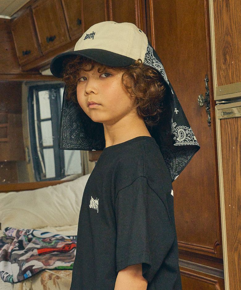 KIDS BANDANA CAP - IVORY
