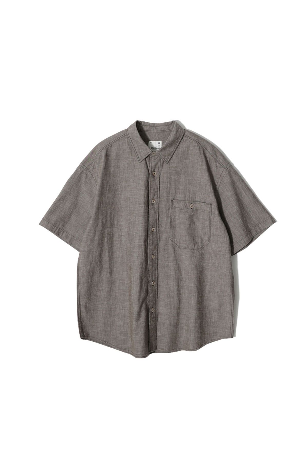 홀리선(HORLISUN) Poole selvedge Dungaree Shirt Spain Olive
