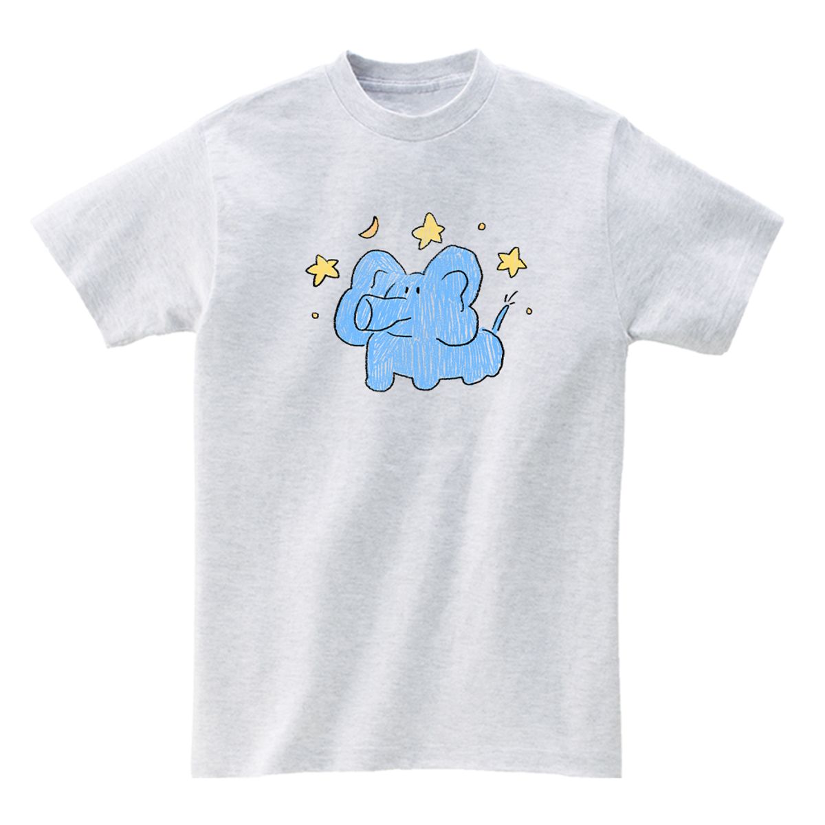 어썸어스(AWESOMEUS) STAR AND ELEPHANT T-SHIRTS_4COLOR
