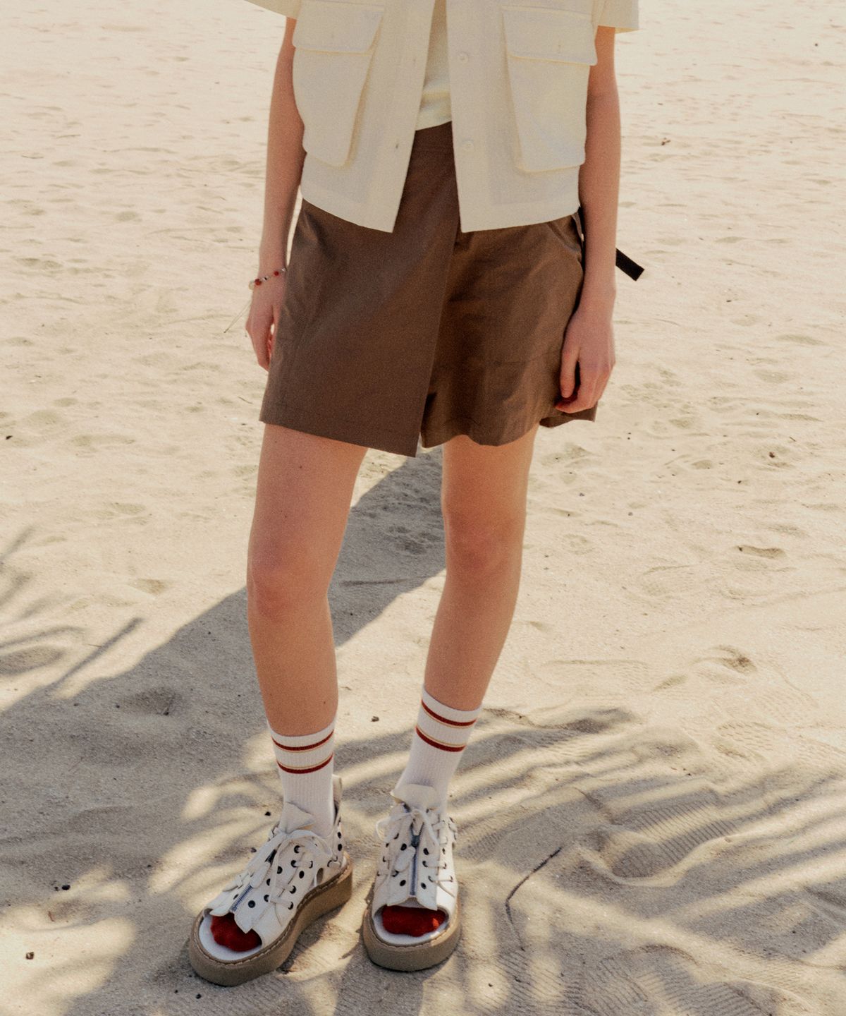 아웃도어 프로덕츠(OUTDOOR PRODUCTS) W WRAP SKIRT PANTS (KHAKI)