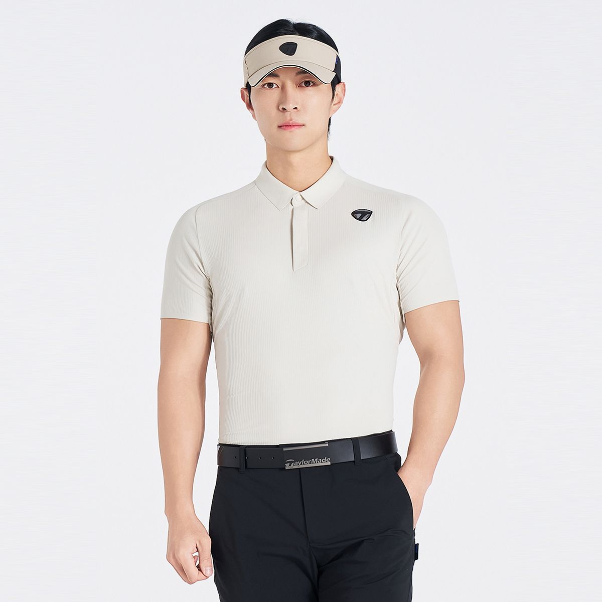 테일러메이드 어패럴(TAYLORMADE APPAREL) 남성 사각 조직 티셔츠 T8031TO2145-508