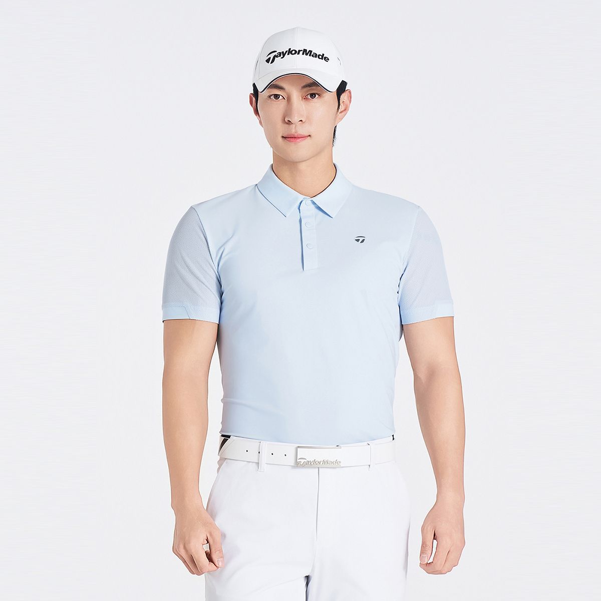 테일러메이드 어패럴(TAYLORMADE APPAREL) 남성 등판 허니콤 메쉬 티셔츠 T8031TO2342-940