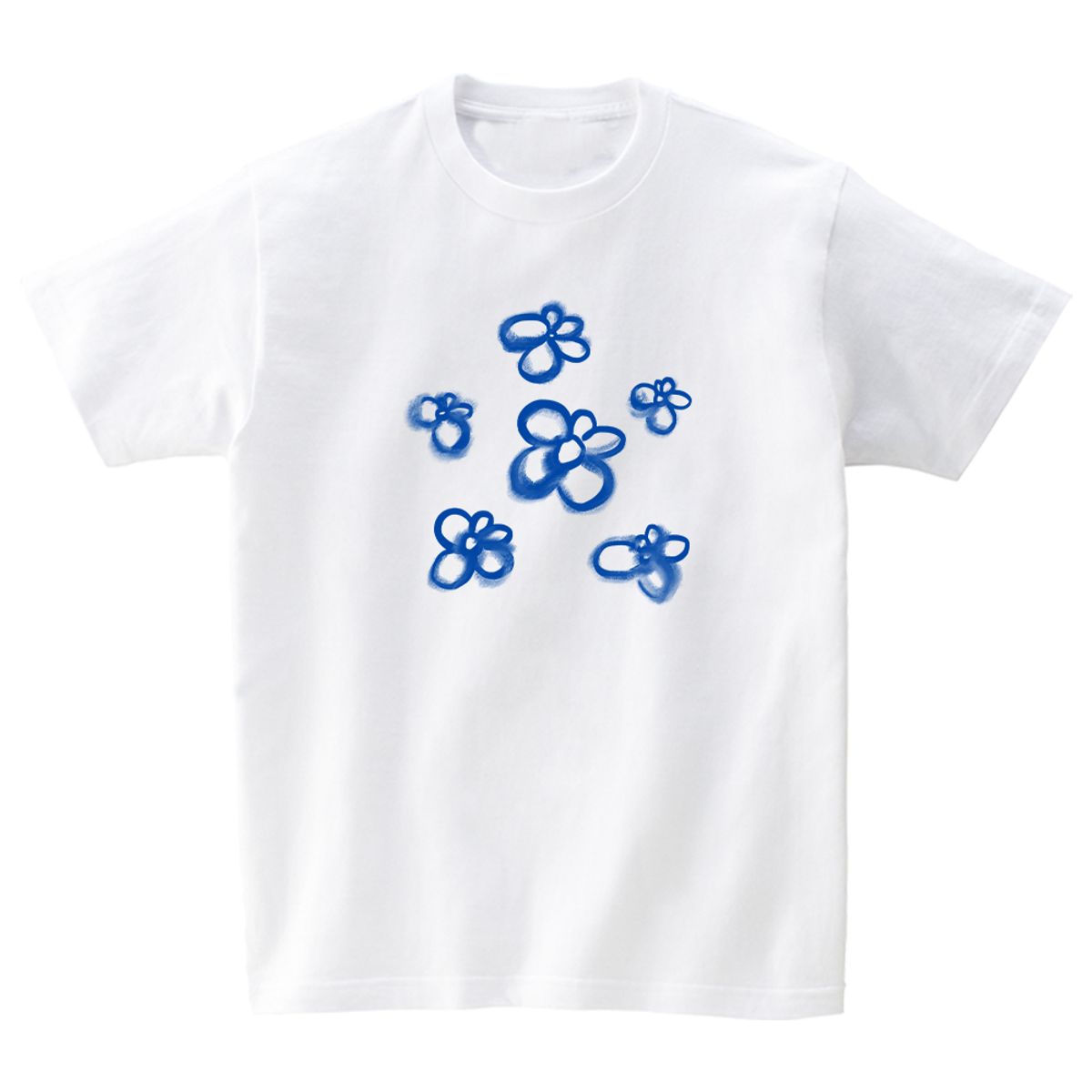 어썸어스(AWESOMEUS) Watercolor flower T-SHIRTS_4COLOR