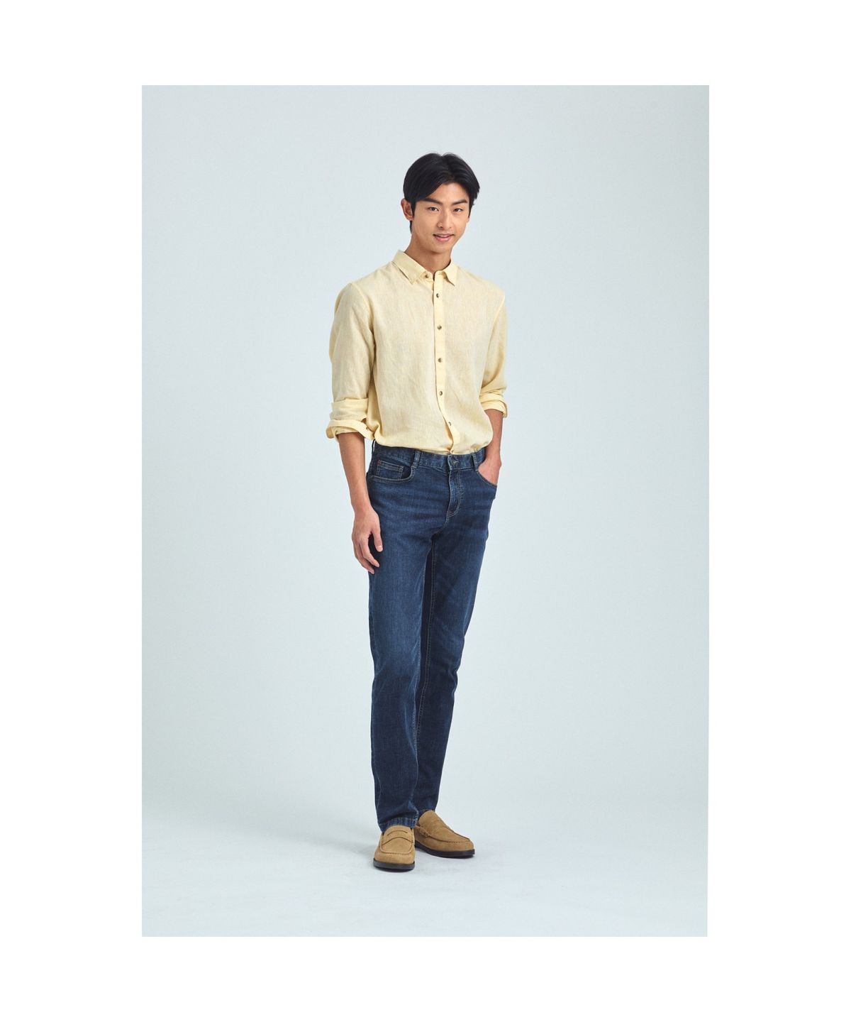 브렌우드(BRENTWOOD) 스탠다드핏 쿨맥스 데님 BRPDM25512NYX