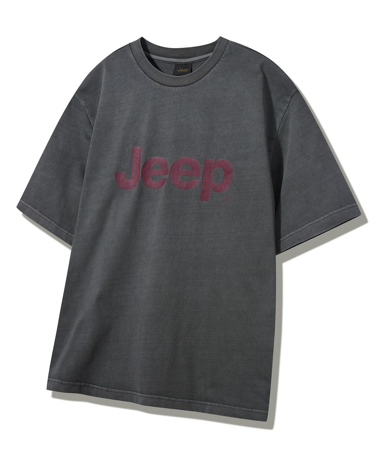 지프(JEEP) 피그먼트 빅 로고 반팔티 (JQ5TSU691DG)