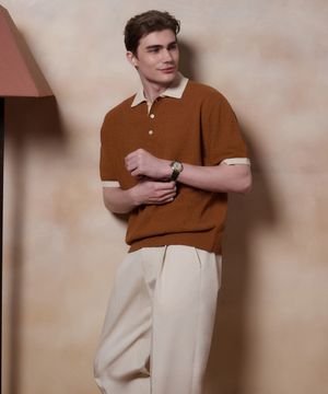 텍스처드 폴로 니트 6color