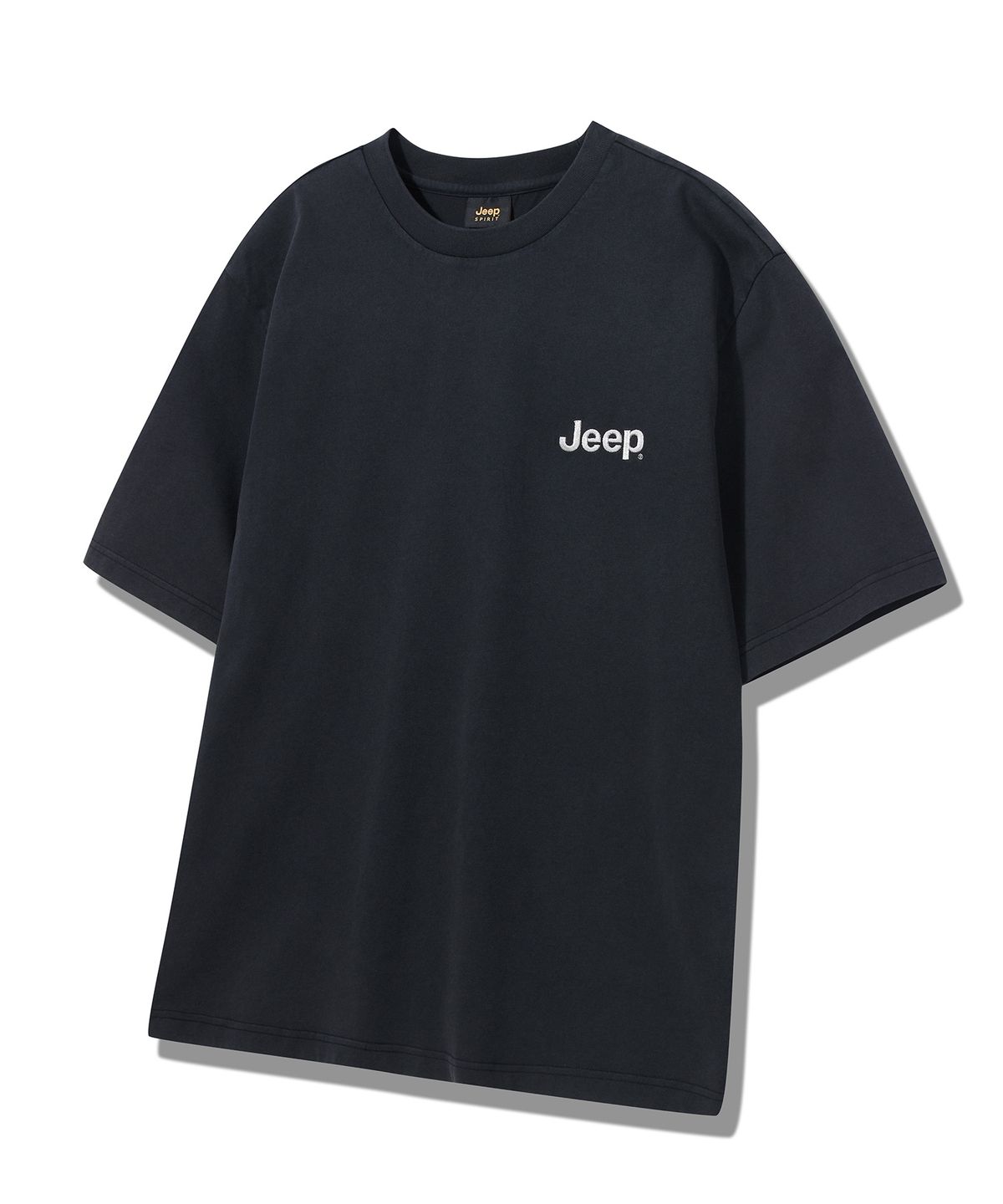 지프(JEEP) 피그먼트 M-Logo 그래픽 반팔티 (JQ5TSU673BK)