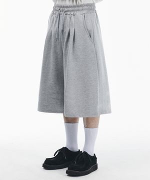 투턱 레귤러 버뮤다 트레이닝 팬츠[그레이]