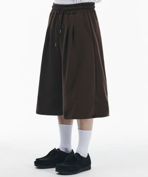 투턱 레귤러 버뮤다 트레이닝 팬츠[브라운]