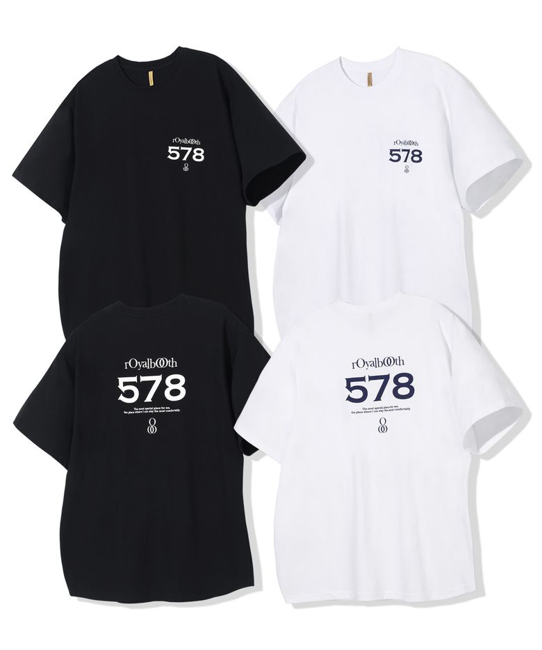 로얄 넘버 578 반팔 티셔츠 [2컬러]