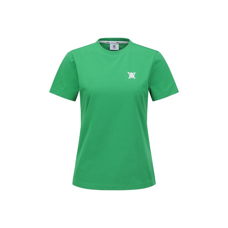 WOMEN SM ESSENTIAL ROUND SHORT T-SHIRT_GN