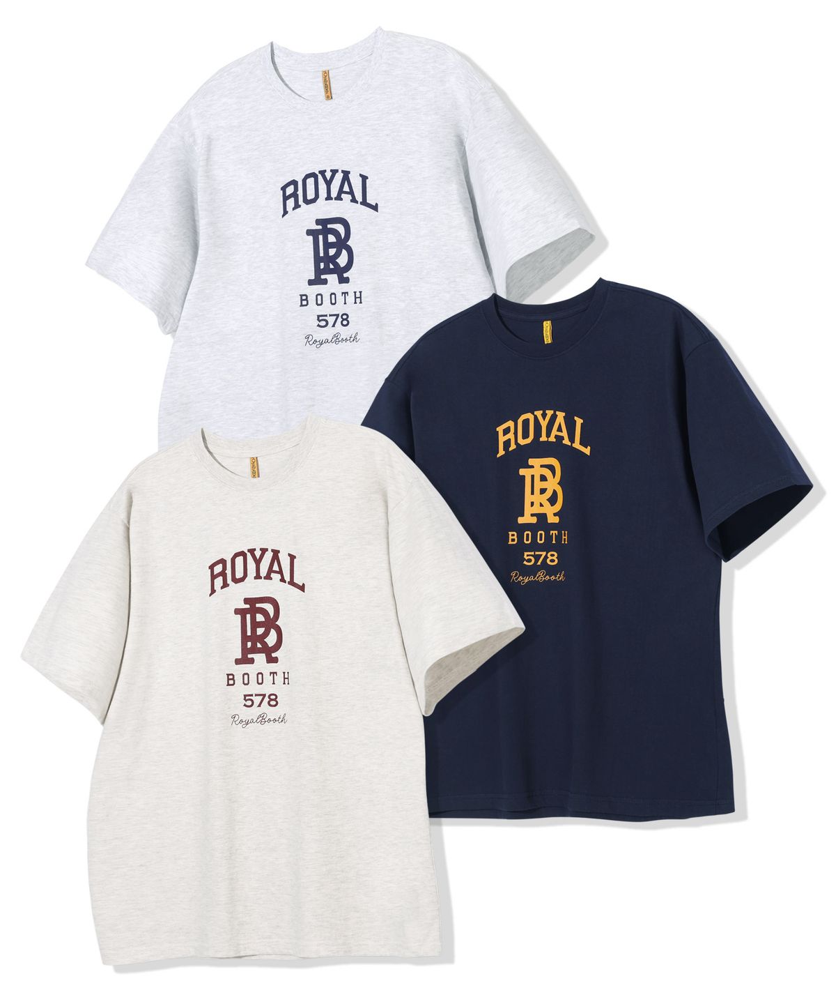 로얄부스(ROYALBOOTH) 메이저 RB 반팔 티셔츠 [3컬러]