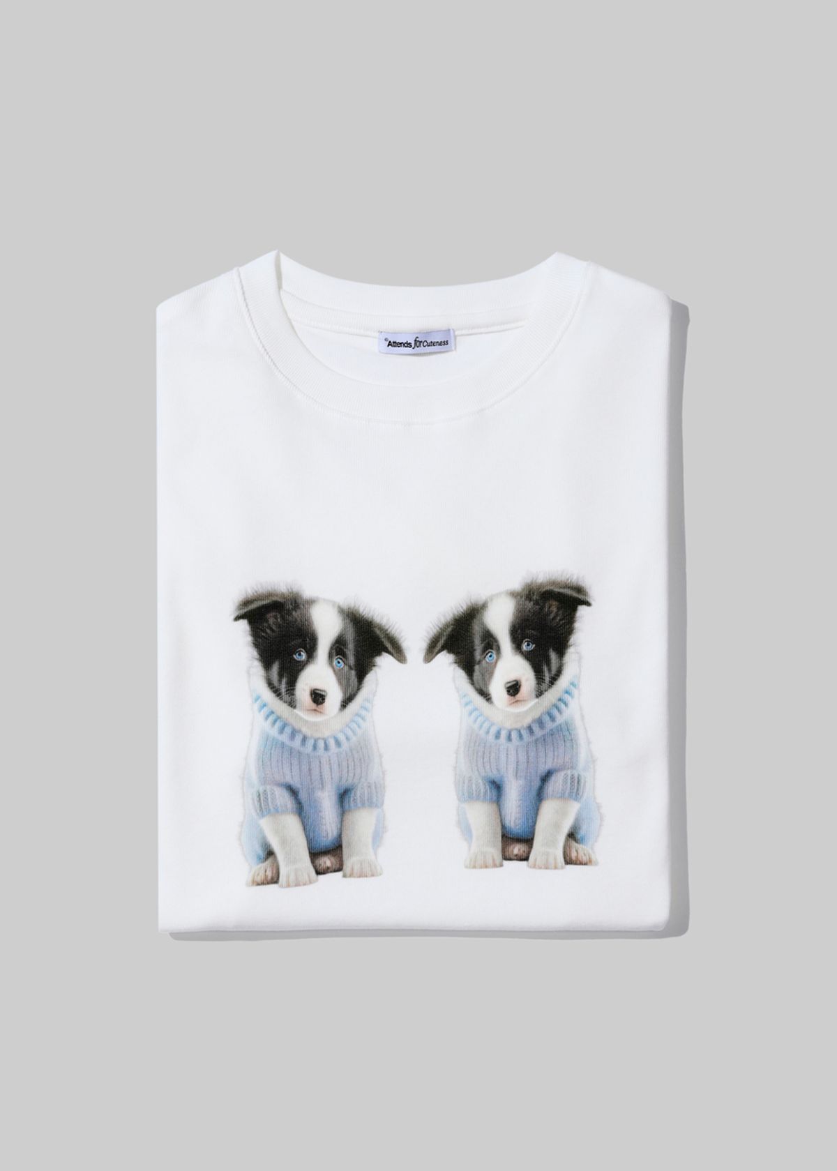 어텐즈(ATTENDS) Husky Dog Tee
