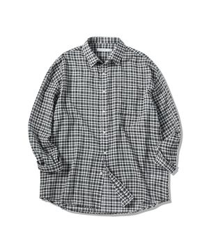 라이트 클리어 체크 셔츠[블랙]