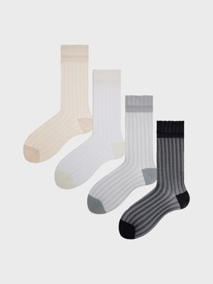 시스루 레이스 양말 4colors