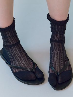 타비 시스루 양말 3colors