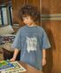 KIDS TAG DENIM TEE - BLUE