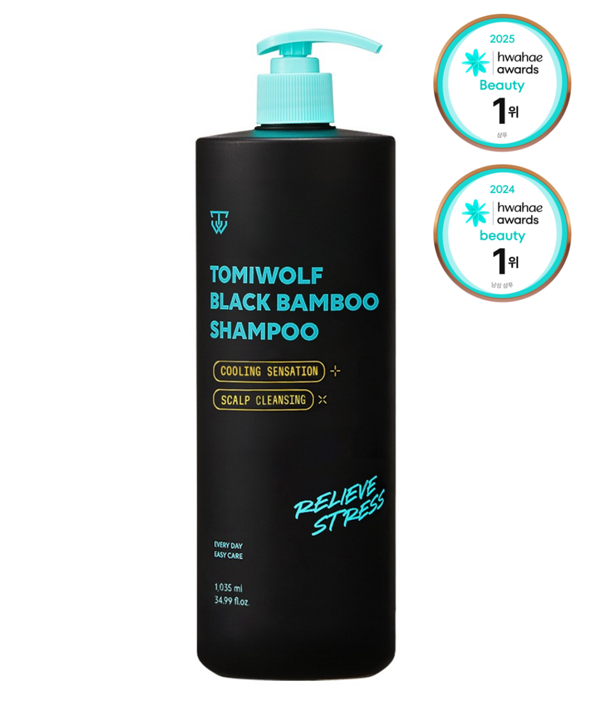 토미울프(TOMIWOLF) 블랙밤부 대용량 샴푸 1035ml