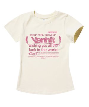 Wishful 슬림핏 반팔티