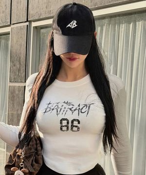 딥핏 심볼 로고 볼캡 블랙