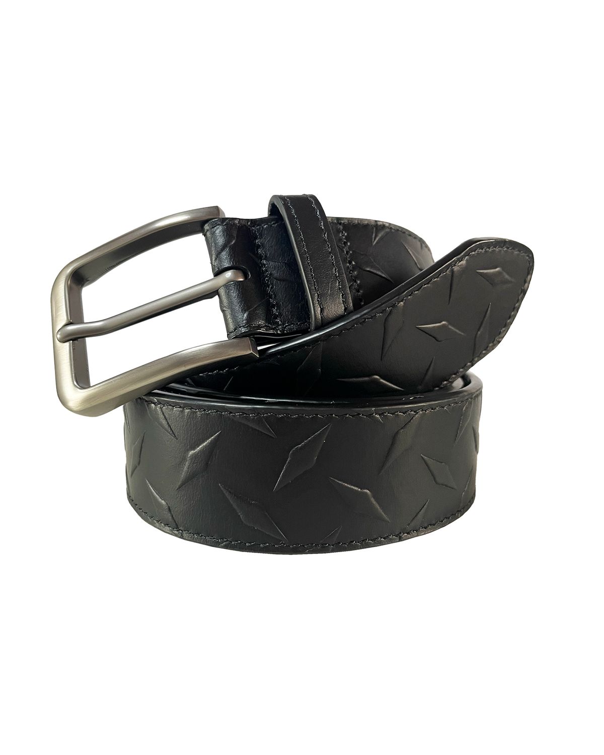 무비그아카이브(MUBIG.ARCHIVE) Diamond Plate belt (Black)