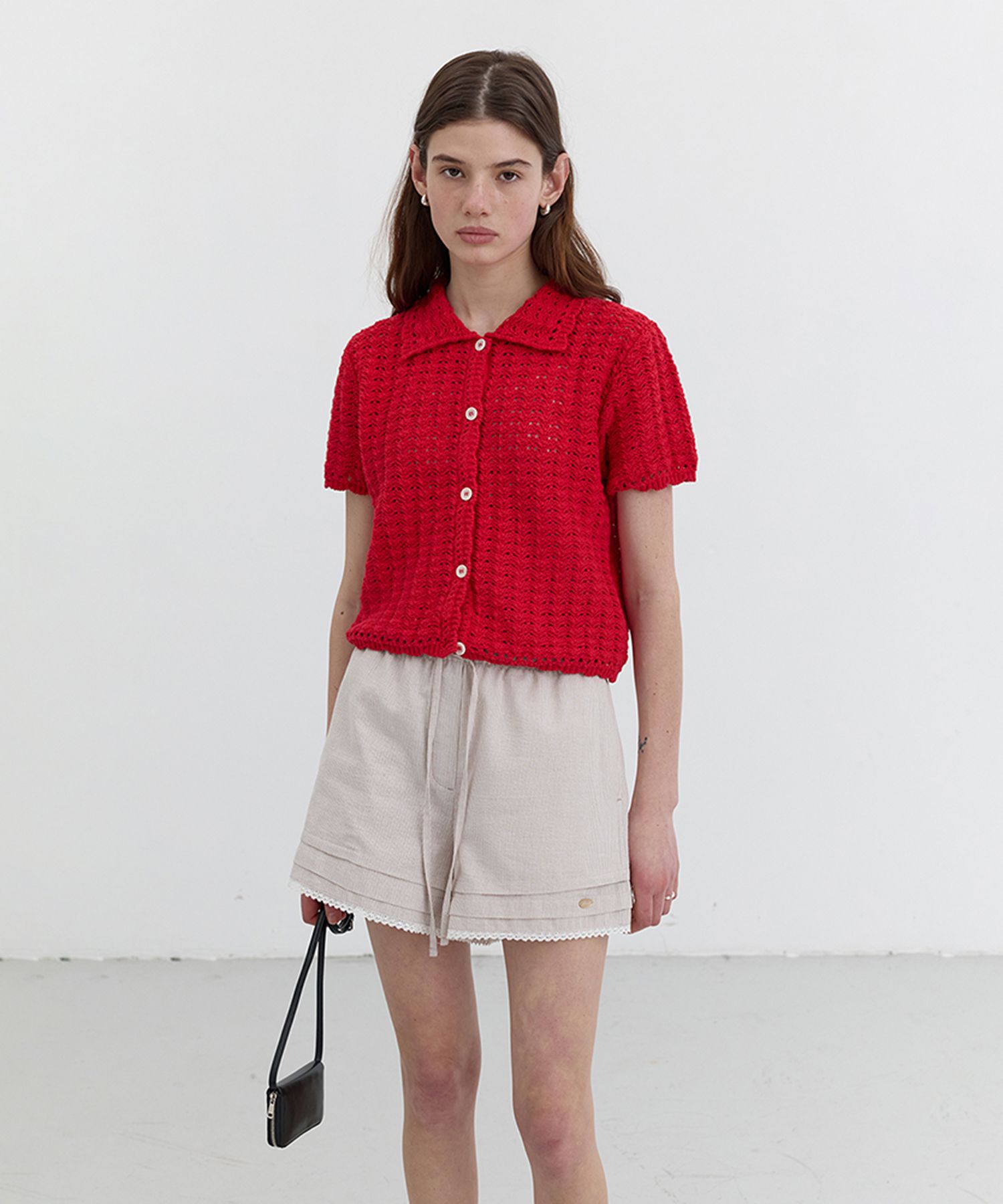 MUSINSA | DUNST FOR WOMEN UNISEX OPEN COLLAR CROCHET