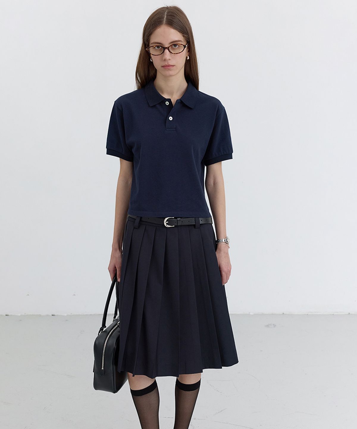던스트(DUNST) ESSENTIAL POLO SHIRT_UDTS5B229_NAVY