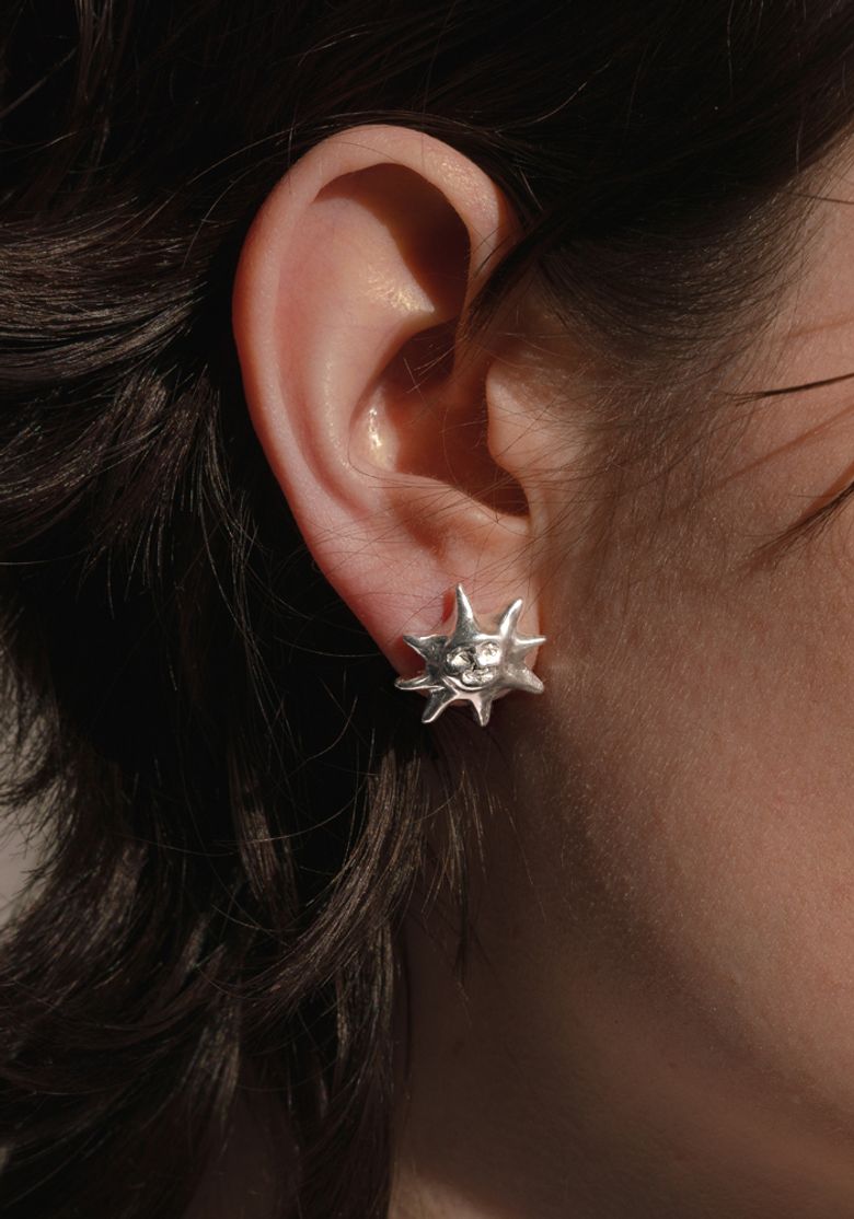 Baby Apollo Earrings - Silver