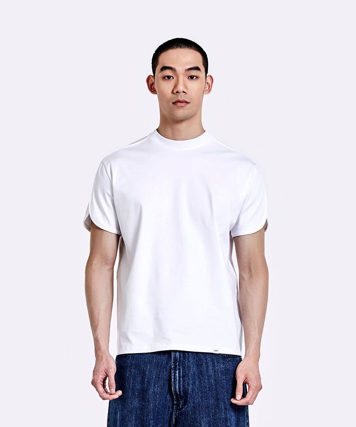 51퍼센트(51PERCENT) Side thong t-shirt - White