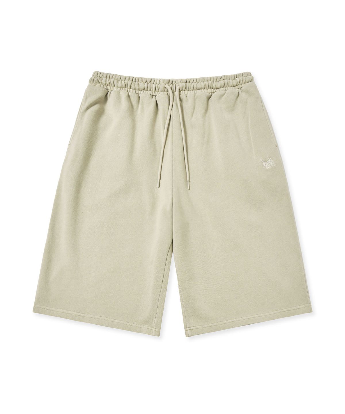 브라운브레스(BROWNBREATH) TAG PIGMENT SHORTS - BEIGE