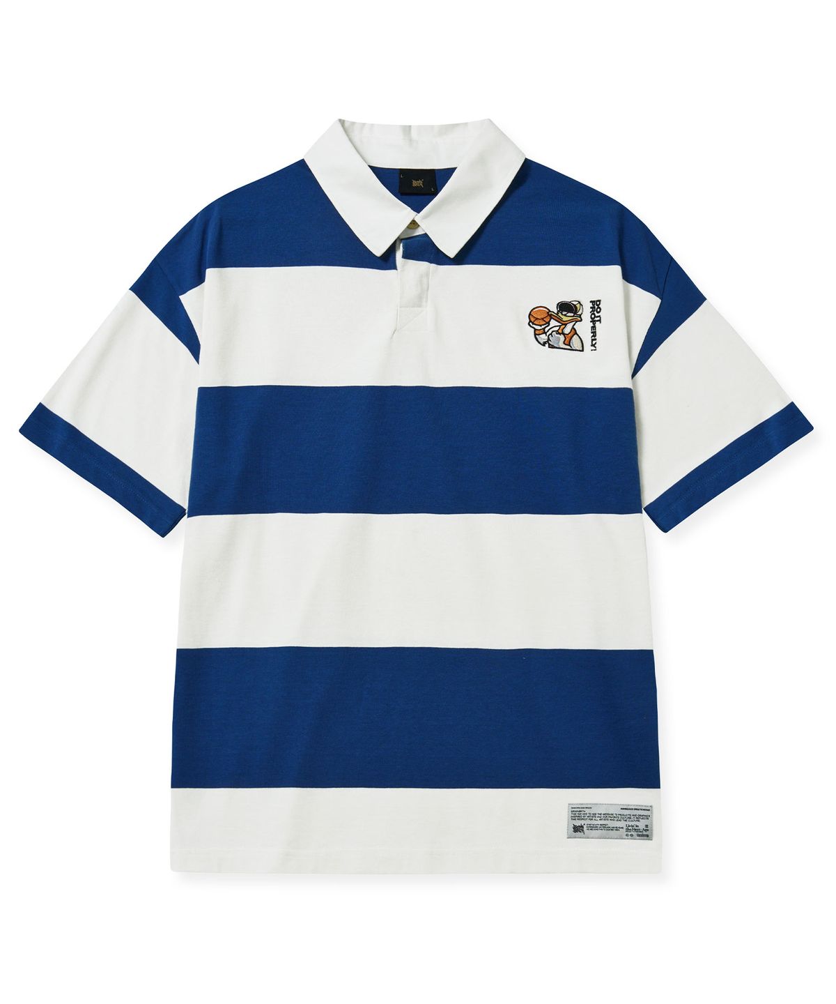 브라운브레스(BROWNBREATH) PROPERLY RUGBY TEE - WHITE