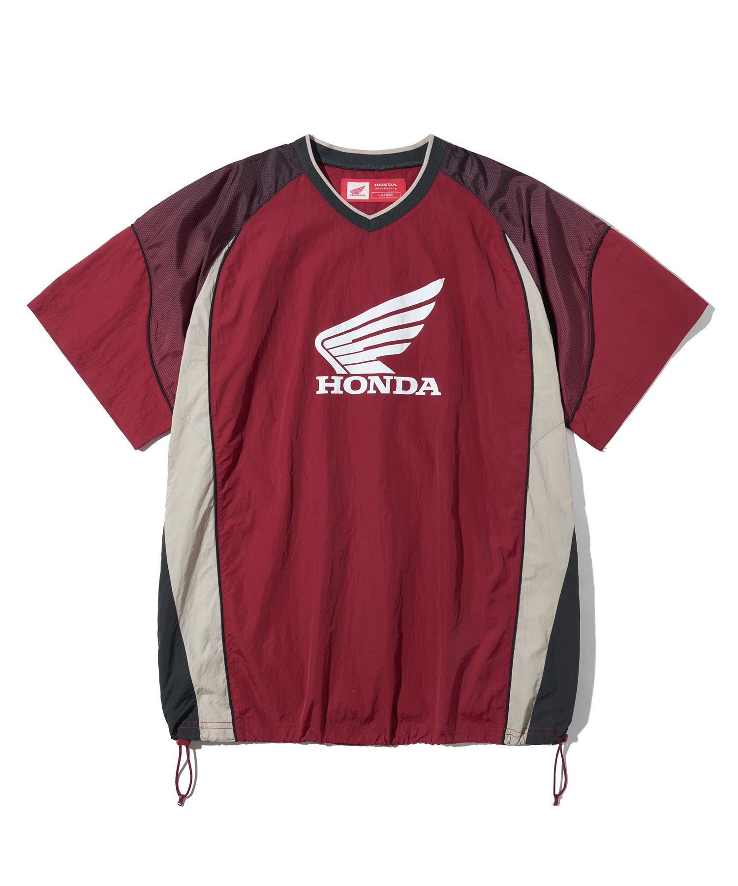 MUSINSA | Honda Motorcycle Speed Track nylon T-shirt Red