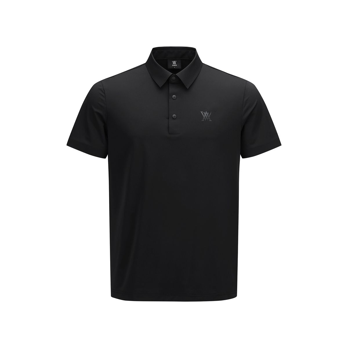 어뉴골프(ANEW GOLF) MEN SM BLACK FINISH SHORT T-SHIRT_BK