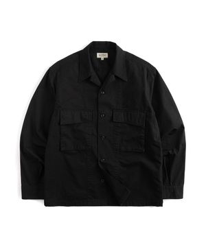 W23 MILITARY SHIRT JACKET (black)
