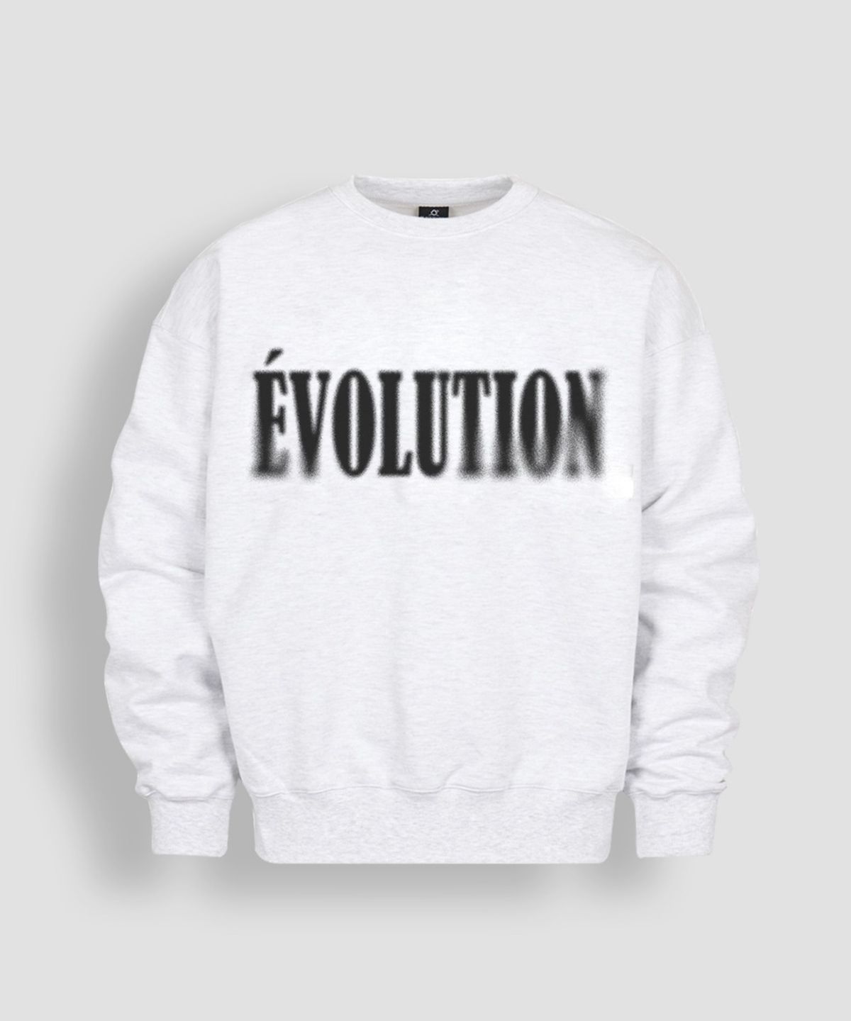 블랙맘바(BLACKMAMBA) [ S~3XL ] EVOLUTION 오버핏 맨투맨 (백멜란지)
