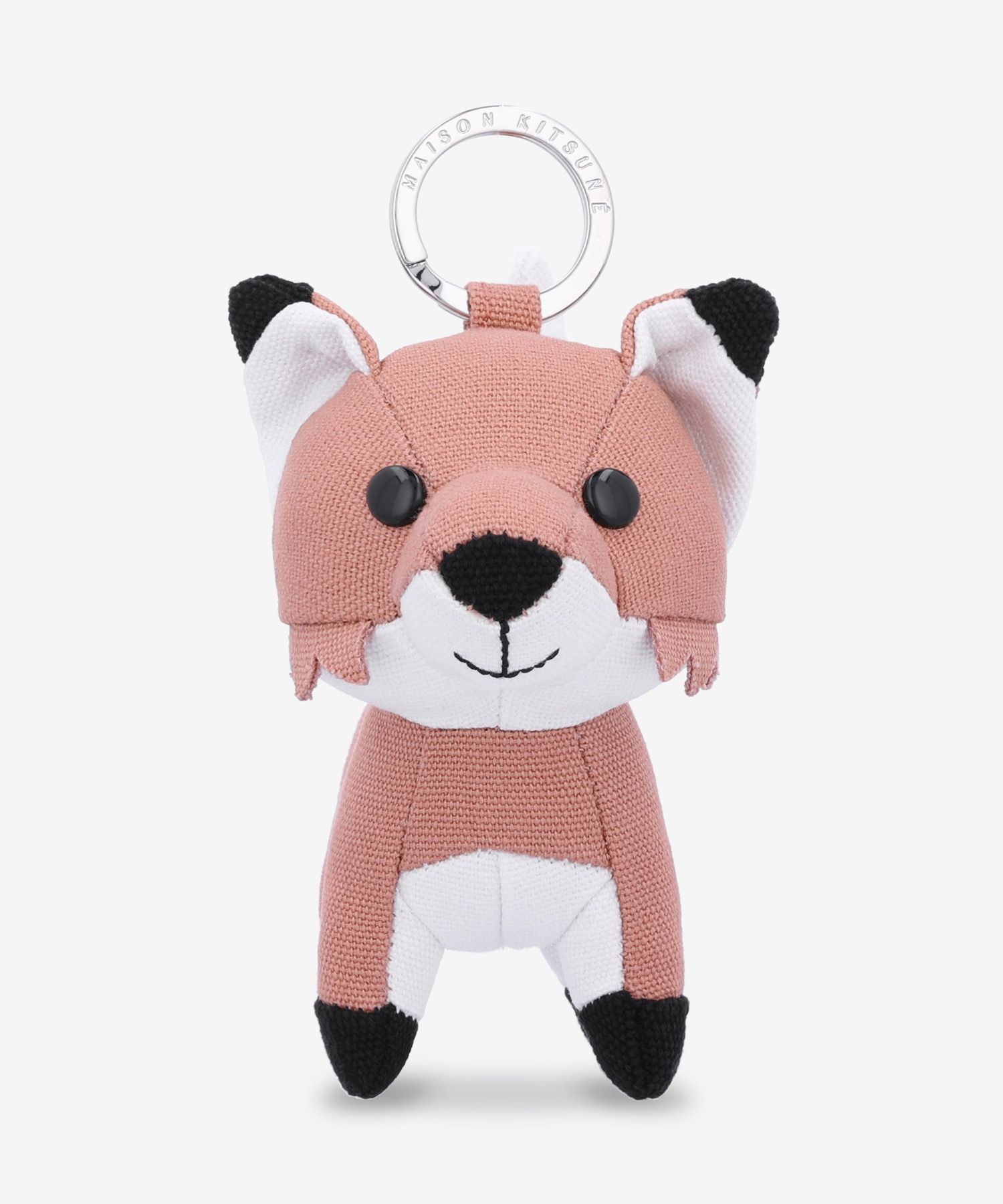 MUSINSA | MAISON KITSUNE Fox Bag Charm Keyring - Porcelain Pink