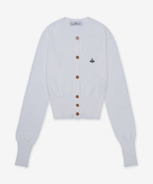베아 크롭 가디건 - 화이트 / 1803002UY003FA401