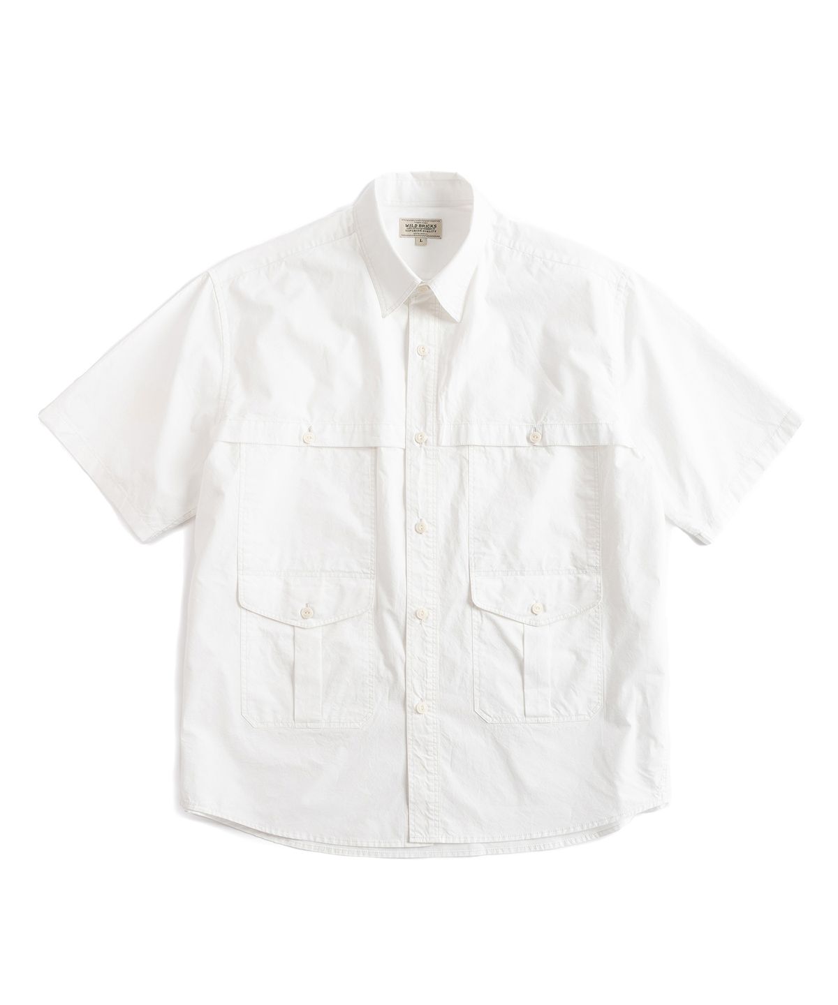 와일드 브릭스(WILD BRICKS) W23 UTILITY SHIRT (white)