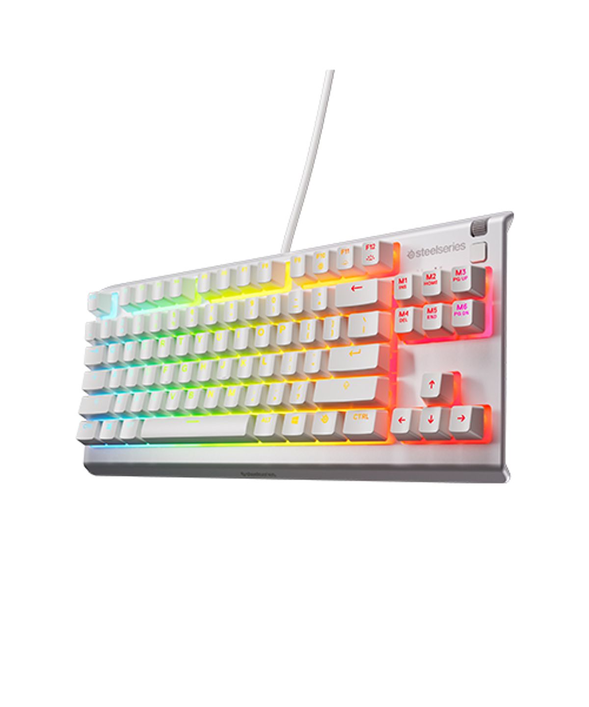 스틸시리즈(STEEL SERIES) Apex 3 TKL White US 저소음 게이밍 키보드